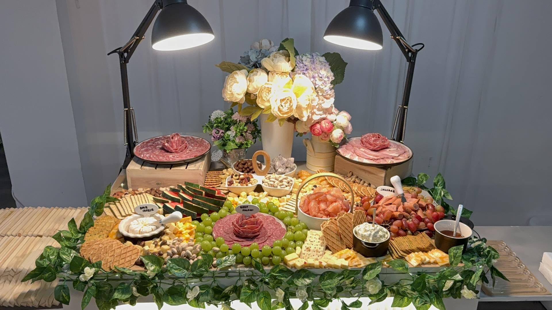 Grand grazing table